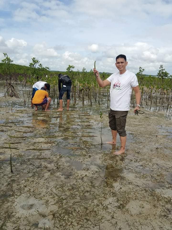 Mangrove Planting in Sitio Kalipay, Old Escalante, Negros Occidental on February 13, 2022